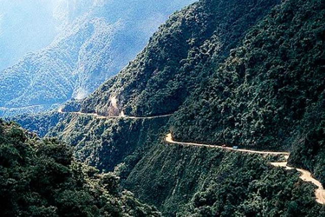 The North Yungas Road, Боливия