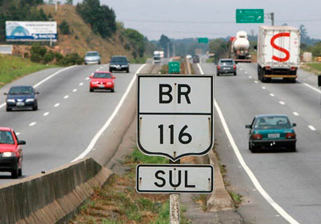 BR-116, Бразилия