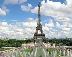 символ Парижа Эйфелева башня