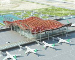 как будет выглядеть новый аэропорт в Ашхабаде