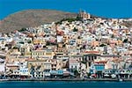 город Эрмуполис на острове Сирос Греции