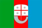 флаг коммуны Лигурия Италия