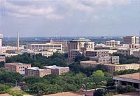 Вид на кампус градообразующего Texas A&M University