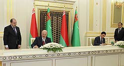 Сотрудничество Беларуси и Туркменистана