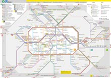 Берлин Германия схема метро
