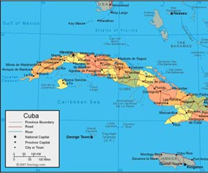 Куба карта