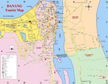 Дананг Вьетнам карта