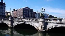 Дублин. O Connell Bridge. Ирландия