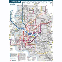 Дюссельдорф карта Германия транспорт