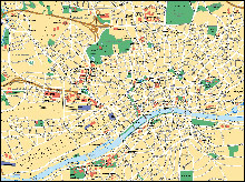 Франкфурт на Майне карта Германия