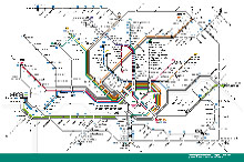 метро схема Франкфурт на Майне Германия