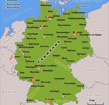 Германия карта