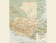Гватемала карта