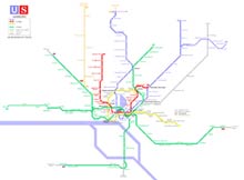 Гамбург Германия схема метро