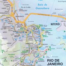 карта Рио-де-Жанейро