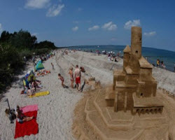 замок из песка Рюген