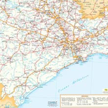 Карта автодорог штата Сан-Паулу