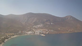 Аморгос (остров). Пляж Эгиали. Греция. Вебкамера