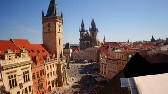 Прага. Площадь старого города. Чехия. Вебкамера